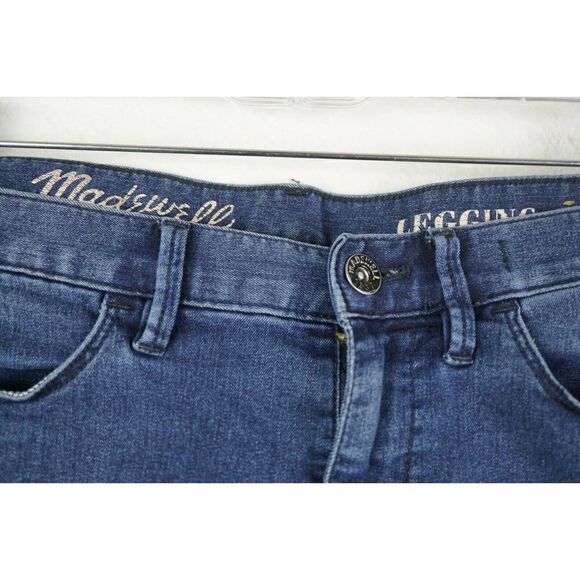 Madewell 25 Skinny Leggings Blue Stretchy Pants - Picture 3 of 7